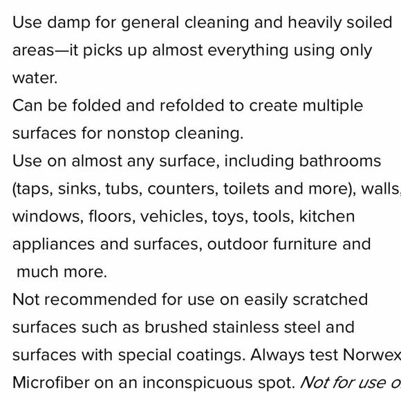 Norwex Bamboo Multipurpose Cloth Graphite/Green NWT - Picture 9 of 14